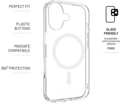 Fixed Fixed Back cover | Apple | iPhone 17 | TPU/PC | Transparent | MagPure FIXPUM-1600-TR