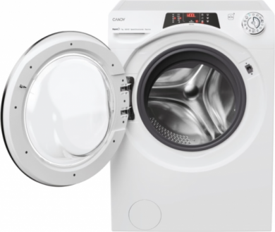 Candy Candy Washing machine | RO41274DWMCT/1-S | Energy efficiency class A | Front loading | Washing capacity 7 kg | 1200 RPM | Depth 45.4 cm | Width 60 cm | Display | 4-digit | Steam function | Wi-Fi | White RO41274DWMCT/1-S