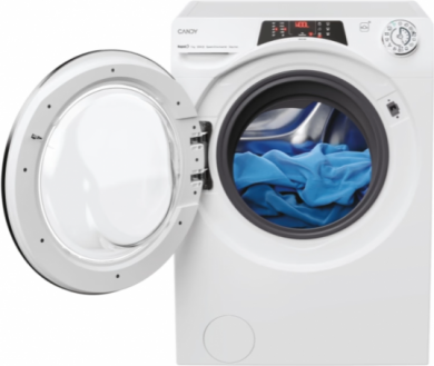 Candy Candy Washing machine | RO41274DWMCT/1-S | Energy efficiency class A | Front loading | Washing capacity 7 kg | 1200 RPM | Depth 45.4 cm | Width 60 cm | Display | 4-digit | Steam function | Wi-Fi | White RO41274DWMCT/1-S