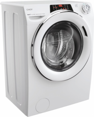 Candy Candy Washing machine | RO41274DWMCT/1-S | Energy efficiency class A | Front loading | Washing capacity 7 kg | 1200 RPM | Depth 45.4 cm | Width 60 cm | Display | 4-digit | Steam function | Wi-Fi | White RO41274DWMCT/1-S