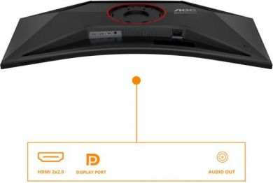 AOC AOC | CU34G4 | 34 " | Fast VA | UWQHD | 21:9 | 180 Hz | 1 ms | 3440 x 1440 pixels | 300 cd/m&sup2; | HDMI ports quantity 2 | Black CU34G4