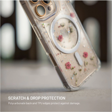 Fixed Fixed MagBloom | Back cover | Apple | iPhone 17 Pro | TPU | Blush Plum FIXBLM-1602-BP