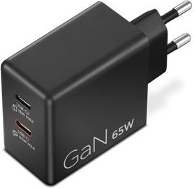 Lenovo Lenovo Dual USB-C 65W GaN Charger | USB-C | 65 W | Charger G0A6065BEU