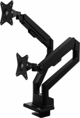 Arozzi Arozzi Desk Mount | Neo Duo - Gas Spring Monitor Arm AZ-ALZARE-NEO-DUO-BK | Tilt, Swivel, Rotation | Maximum weight (capacity) 9 kg | Black AZ-ALZARE-NEO-DUO-BK