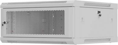 Lanberg Lanberg Wall mounted installation cabinet 19" 4U 600X600 | WF01-6604-23S | Grey WF01-6604-23S