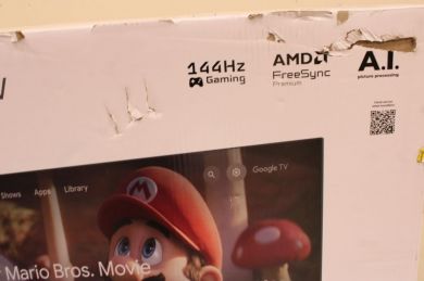 Sharp SALE OUT. Sharp 43HR7265E 43" (108cm) QLED 144Hz 4K Ultra HD Google TV, Dolby Vision IQ, Dolby Atmos, Central Stand | SALE OUT. Sharp 43HR7265E | 43 | Smart TV | Google TV | Black | DAMAGED PACKAGING 43HR7265ESO