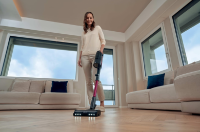 Hoover Hoover Vacuum cleaner | HF610HX 011 | Cordless operating | Handstick | 650 W | 21.6 V | Operating time (max) 100 min | Magenta HF610HX 011