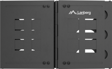 Lanberg Lanberg Folding Bracket Wall-mount 19" 6U | FB01-5406-10B | Black FB01-5406-10B