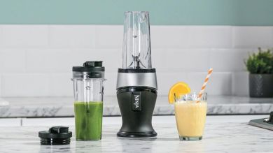 Ninja NINJA | Blender | QB3001EUS | Tabletop | 700 W | Jar material BPA-free Tritan | Jar capacity 0.47 L | Ice crushing | Silver/Black QB3001EUS