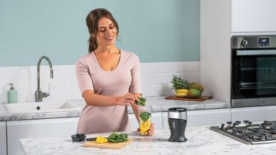 Ninja NINJA | Blender | QB3001EUS | Tabletop | 700 W | Jar material BPA-free Tritan | Jar capacity 0.47 L | Ice crushing | Silver/Black QB3001EUS