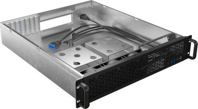 Lanberg Lanberg Rackmount Server Chassis ATX 520/12 19"/2U | SC01-5202-12B | Black SC01-5202-12B