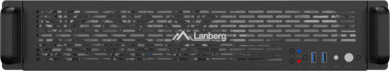 Lanberg Lanberg Rackmount Server Chassis ATX 520/12 19"/2U | SC01-5202-12B | Black SC01-5202-12B