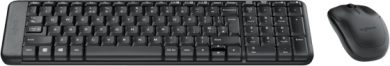 Logitech Logitech | Combo Wireless Keyboard and Mouse | MK220 | Keyboard and Mouse | Wireless | Mouse included | US | Black | N/A 920-003161
