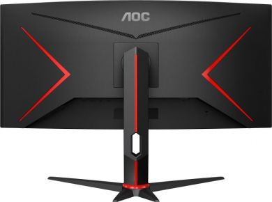 AOC AOC | Gaming Monitor | CU34G2XP/BK | 34 " | VA | 21:9 | 180 Hz | 1 ms | 3440 x 1440 pixels | HDMI ports quantity 2 | Black CU34G2XP/BK