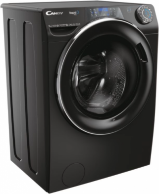 Candy Candy | Washing Machine | RP 496BWMBCB/1-S | Energy efficiency class A | Front loading | Washing capacity 9 kg | 1400 RPM | Depth 53 cm | Width 60 cm | Display | TFT | Steam function | Wi-Fi | Glossy Black RP 496BWMBCB/1-S