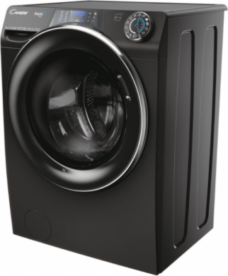 Candy Candy | Washing Machine | RP 496BWMBCB/1-S | Energy efficiency class A | Front loading | Washing capacity 9 kg | 1400 RPM | Depth 53 cm | Width 60 cm | Display | TFT | Steam function | Wi-Fi | Glossy Black RP 496BWMBCB/1-S