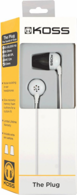 Koss Koss | Headphones | Sparkplug | Wired | In-ear | Noise canceling | Black 194788