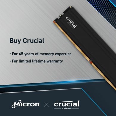 Crucial MEMORY DIMM PRO 64GB DDR5-5600/KIT2 CP2K32G56C46U5 CRUCIAL CP2K32G56C46U5 | Elektrika.lv