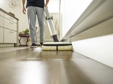 KARCHER Vacuum Cleaner KARCHER Dry&wet Electric broom White/Black/Yellow Bagless Battery  4.3 kg 1.055-701.0 1.055-701.0 | Elektrika.lv