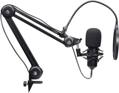 TRUST MICROPHONE GXT270 EMITA II +/BLACK 25770 TRUST 25770 | Elektrika.lv