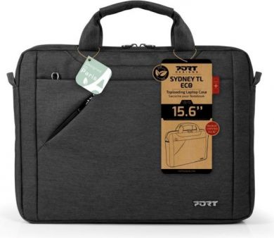 PORT DESIGNS PORT DESIGNS | ECO SYDNEY | Fits up to size 15.6 " | Laptop Case | Black | Shoulder strap 135172