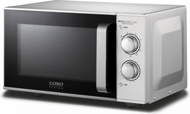 Caso Design Caso | Ceramic Microwave Oven with Grill | MG 25 Ecostyle | Free standing | 25 L | 900 W | Grill | Silver 03329