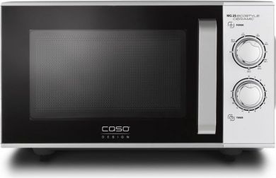 Caso Design Caso | Ceramic Microwave Oven with Grill | MG 25 Ecostyle | Free standing | 25 L | 900 W | Grill | Silver 03329
