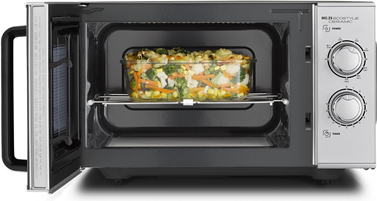Caso Design Caso | Ceramic Microwave Oven with Grill | MG 25 Ecostyle | Free standing | 25 L | 900 W | Grill | Silver 03329