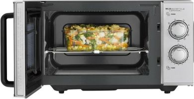 Caso Design Caso | Ceramic Microwave Oven with Grill | MG 25 Ecostyle | Free standing | 25 L | 900 W | Grill | Silver 03329