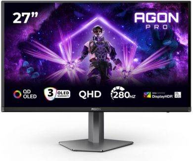 AOC AOC | AG276QZD2 | 26.7 " | OLED | QHD | 16:9 | 240 Hz | 0.03 ms | 2560 x 1440 pixels | 250 cd/m&sup2; | HDMI ports quantity 2 AG276QZD2