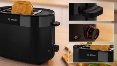 BOSCH Bosch Compact Toaster | TAT2M123 MyMoment | Power 950 W | Number of slots 2 | Housing material Plastic | Black TAT2M123