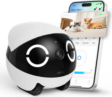  Enabot | ROLA Mini Pet Monitor | Compact | 3 MP ROLA MINI