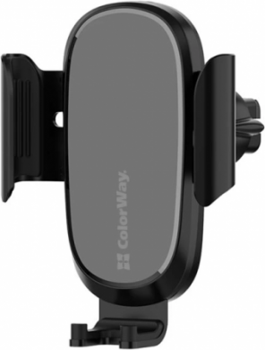 ColorWay ColorWay | Air Vent Car Wireless Charger, 15W | CW-CHAW038Q-BK | 360&deg; swivel to adjust to desired angle; Mounting in the air duct deflector of the car; Screen diagonal from 4" to 6.5" (from 7.3 cm to 9.5 cm wide) CW-CHAW038Q-BK