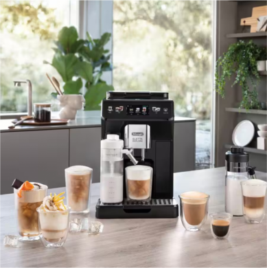 Delonghi Delonghi Coffee Maker | ECAM450.55.G Eletta Explore | Pump pressure 19 bar | Built-in milk frother | Automatic | 1450 W | Grey ECAM450.55.G