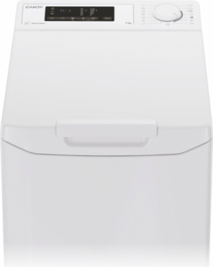 Candy Candy Washing Machine | TCA273D3-S | Energy efficiency class C | Top loading | Washing capacity 7 kg | 1200 RPM | Depth 60 cm | Width 41 cm | Digit | White TCA273D3-S