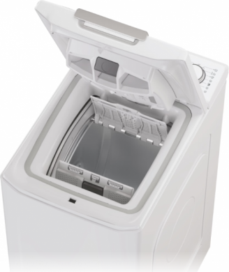 Candy Candy Washing Machine | TCA284TM5-S | Energy efficiency class A | Top loading | Washing capacity 8 kg | 1200 RPM | Depth 60 cm | Width 41 cm | Display | Digit | White TCA284TM5-S