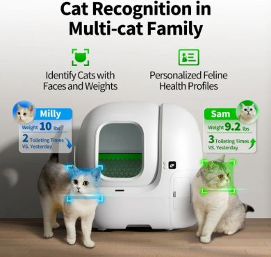  PETKIT | Automatic Cat Litter Box | PUROBOT MAX Pro | White P9904