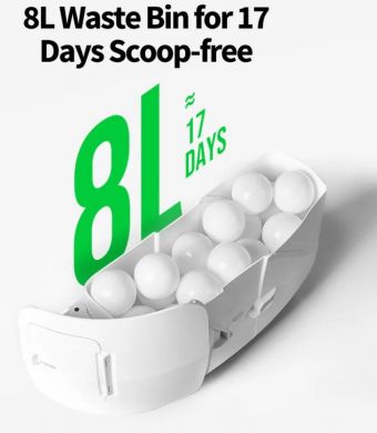  PETKIT | Automatic Cat Litter Box | PUROBOT MAX Pro | White P9904