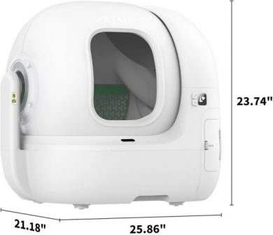  PETKIT | Automatic Cat Litter Box | PUROBOT MAX Pro | White P9904