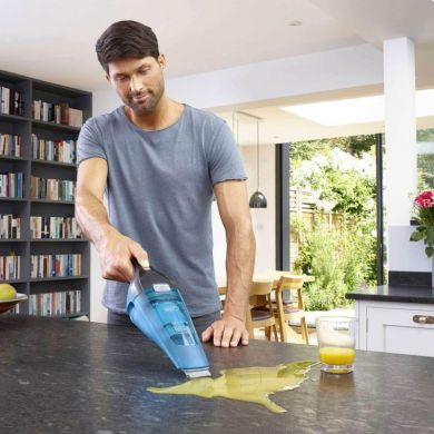  BLACK & DECKER | Vacuum Cleaner | WDC215WA-QW | Cordless operating | Handstick | 7.2 V | Operating time (max) 10 min | Blue WDC215WA-QW