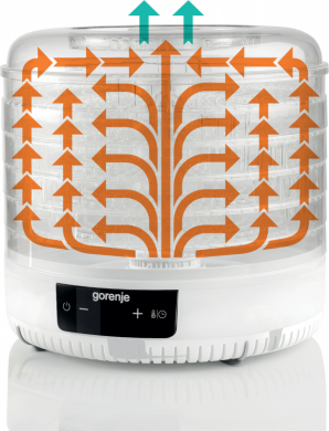 GORENJE Gorenje | Food Dryer | FDK500GCW | Power 380 W | Number of trays 5 | Integrated timer | White FDK500GCW