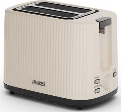  Princess Wave Toaster | 142337 | Power 930 W | Number of slots 2 | Housing material Plastic | Beige 01.142337.01.001