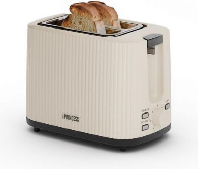  Princess Wave Toaster | 142337 | Power 930 W | Number of slots 2 | Housing material Plastic | Beige 01.142337.01.001