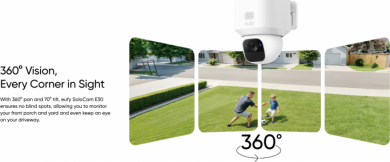  Anker Eufy | Security Camera with Solar Panel | SoloCam E30 | F/1.6 | IP65 | Micro SD, Max. 128GB T8171321