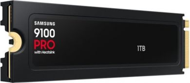 Samsung Samsung 9100 PRO With Heatsink | 1000 GB | SSD form factor M.2 2280 | Solid-state drive interface PCIe 5.0 NVMe | Read speed 14800 MB/s | Write speed 13400 MB/s MZ-VAP1T0CW