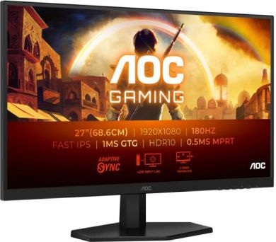 AOC AOC | 27G42E | 27 " | IPS | FHD | 16:9 | 180 Hz | 1 ms | 1920 x 1080 pixels | 300 cd/m&sup2; | HDMI ports quantity 1 | Black 27G42E