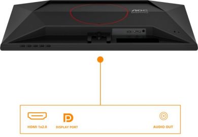 AOC AOC | 25G42E | 25 " | IPS | FHD | 16:9 | 180 Hz | 1 ms | 1920 x 1080 pixels | 300 cd/m&sup2; | HDMI ports quantity 1 | Black 25G42E