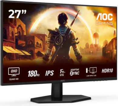 AOC AOC | Q27G42XE | 27 " | IPS | QHD | 16:9 | 180 Hz | 1 ms | 2560 x 1440 pixels | 300 cd/m&sup2; | HDMI ports quantity 2 | Black Q27G42XE