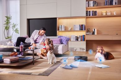 Midea Midea Robot Vacuum Cleaner | V15 | Wet&Dry | 5200 mAh | Dust capacity 3 L | 16200 Pa | Black V15 BLACK