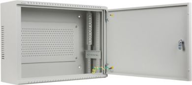 Lanberg Lanberg | Rack cabinet 19" wall-mount 4U+3U/540x200 low-profile | WAF1-5203-04-00S | Grey WAF1-5203-04-00S
